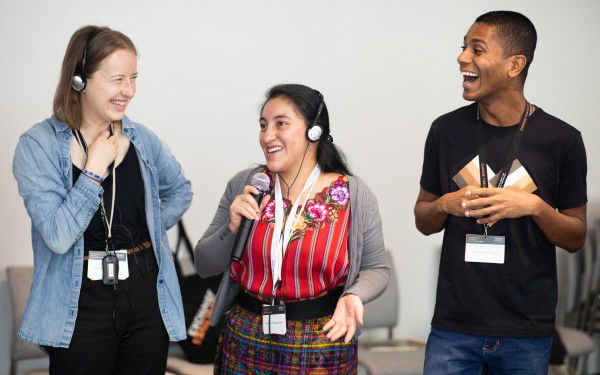 Three participants